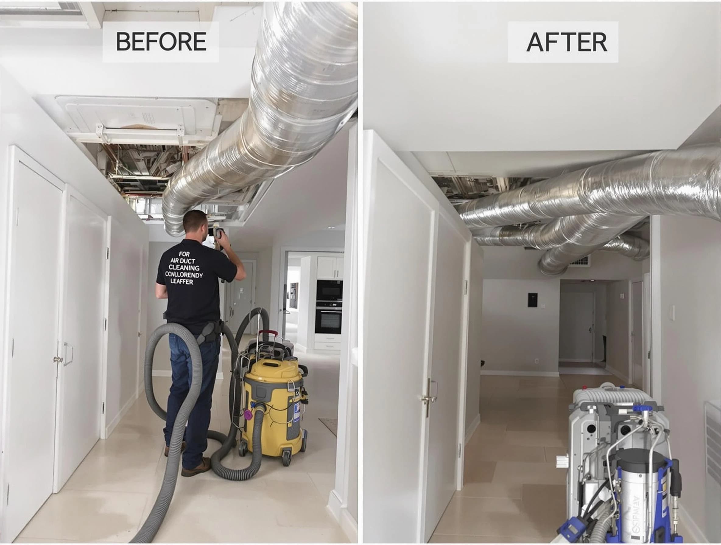 Smyrna Air Duct Cleaning professional performing thorough air duct cleaning in Smyrna