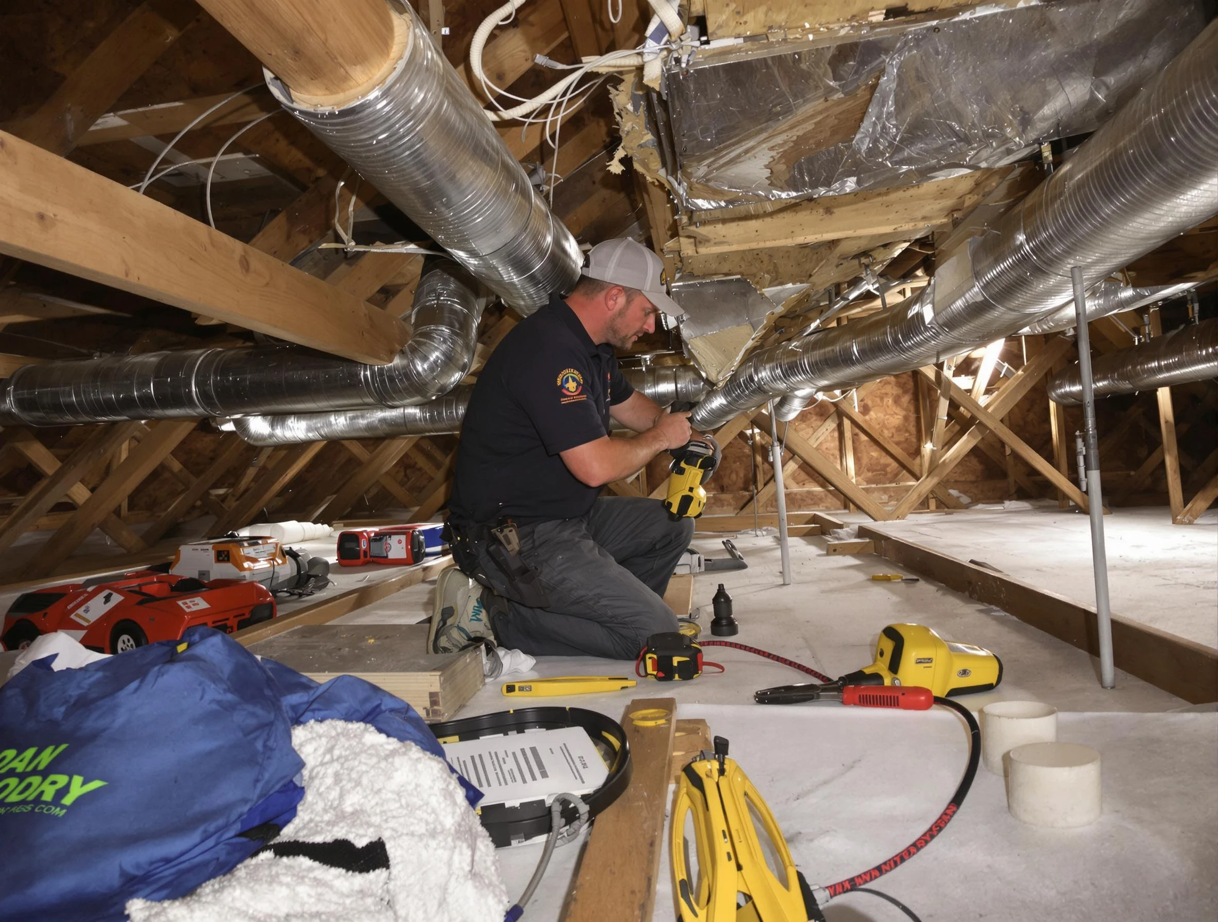 Professional air duct repair by Smyrna Air Duct Cleaning in Smyrna