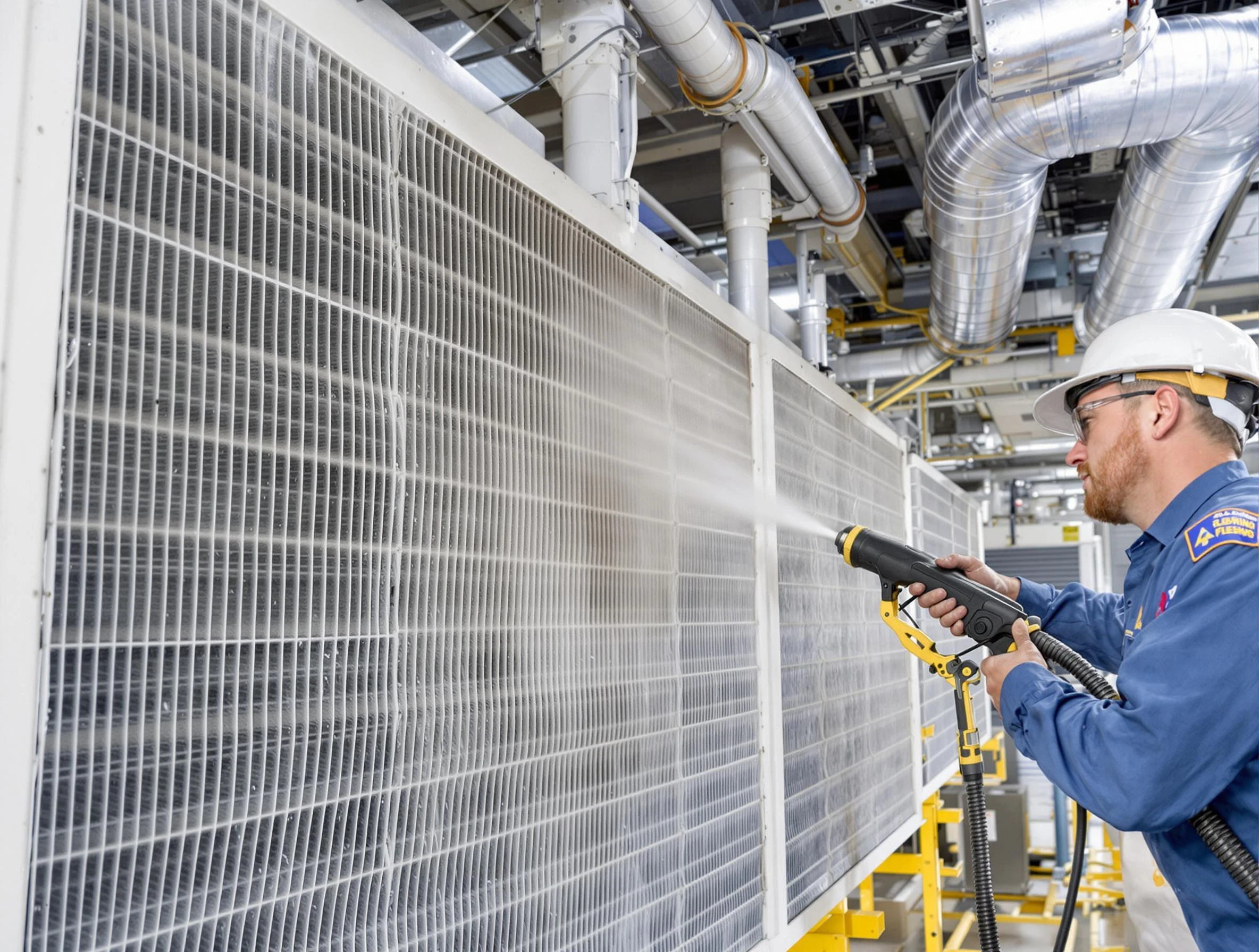 Professional commercial coil cleaning by Smyrna Air Duct Cleaning in Smyrna