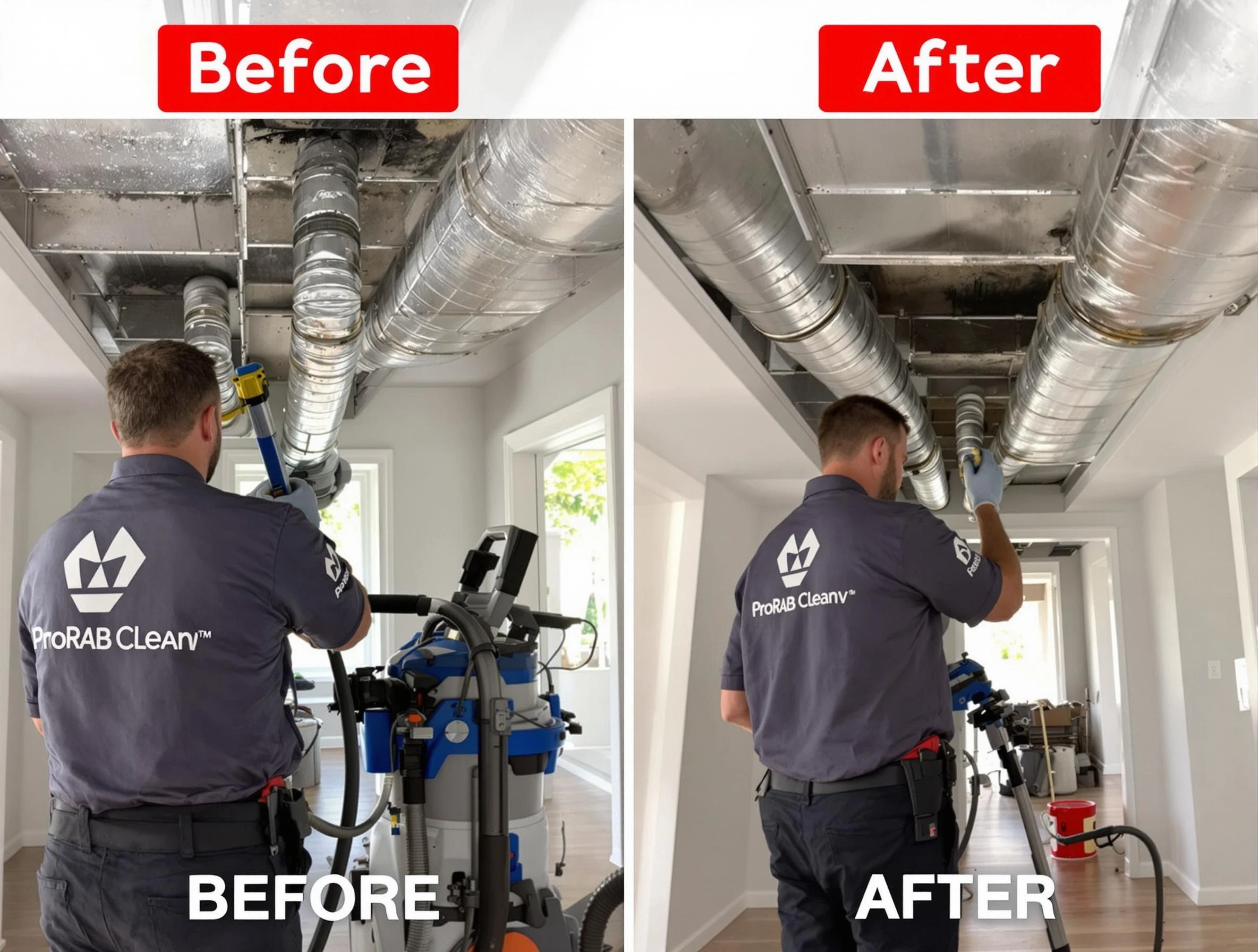 Smyrna Air Duct Cleaning expert performing thorough residential duct cleaning in a Smyrna home
